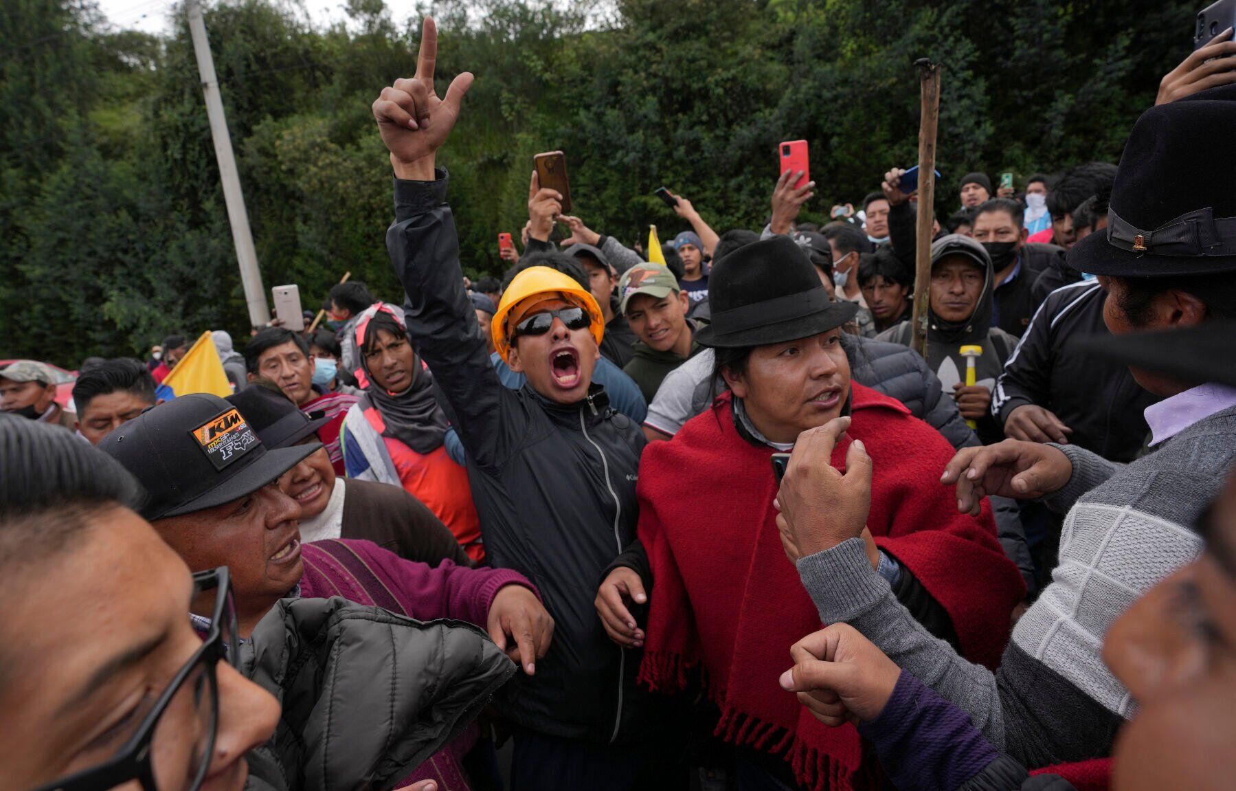 APTOPIX Ecuador Protests